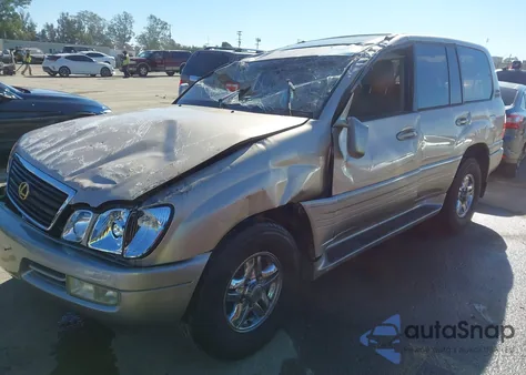 1999 Lexus Lx 470 z USA, uszkodzony, nr VIN JT6HT00W5X0051994